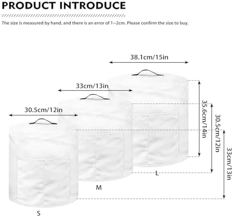 Black Dust Cover for 6 Quart Instant for Pot Washable Fabric Kitchen Appliance Protection Covers with Storage Pockets Soft Pressure Cooker Rice Cooker Decor Cover Extra Accessories