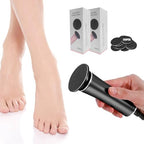 Electric Foot File Callus Remover Professional Foot File Pedicure Tools Adjustable Speed 120pcs Replacement Sandpaper disc Easy to Remove Cutin Dead Skin calluses(Black 120pcs)
