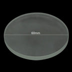 Microscope Accessories Kit for Stereo Microscope Working Stage Frosted Work Board Round Diameter 55mm 60mm 75mm 95mm 100mm Microscope Accessories Microscope Slides (Color : 60mm)