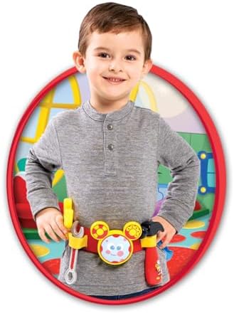 Disney Mickey Toodles Talk'n Toolbelt and Kids Play Tool Accessories for Dress Up and Pretend Play, Kids Toys for Ages 3 Up by Just Play