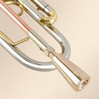 EASTROCK Trumpet Mouthpiece1.5C Trumpet Mouthpiece Brass Heavy Bullet Shape Instrument Accessories GOLD
