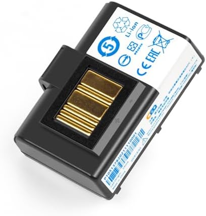 CBQ 3400mAh Upgrade Battery for Zebra Mobile Printer ZQ610 QLN320 QLN220(HC) ZQ500 ZQ510 ZQ520 ZQ521 ZQ620 ZR628 ZR638 ZQ658 ZQ668 Printers Replacement Battery,Lithium Ion.