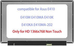 14.0" Replacement for Asus E410 E410M E410MA E410K E410KA E410MA-202 LCD Screen Replacement Display Panel HD 1366x768 (Only for Non Touch)
