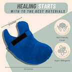 MOYOAMA Rotator Cuff Pillow with Arm & Shoulder Support - Post Shoulder Surgery Pillow, Shoulder Pillow, Arm Pillow, Arm Pillows for Adults, Shoulder Relief Pillow, Pain Side Sleeper with Pocket