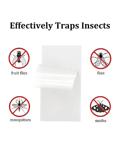 40 Pcs Refills Glue Cards for Dynatrap DT3009 DT3019 DT3039 and Gardner Flyweb, 230093 Replacement Glue Boards Sticky Pads for Indoor Plug-in Insect Mosquito Trap