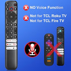 Replacement for TCL Google TV Remote Control, RC813 Compatible with TCL QM8/QM7/S5/S4/S3/Q7/Q6/Q5 4K UHD HDR LED QLED QD-MiniLED Full-HD Smart TVs