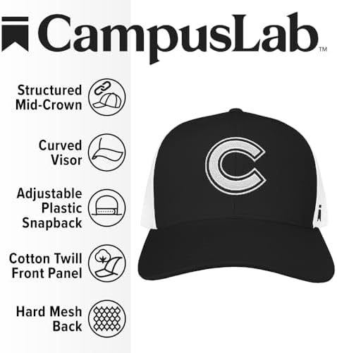 Official Collegiate Team Logo 1 Adjustable Snapback Trucker Hat - Unisex for Men and Women