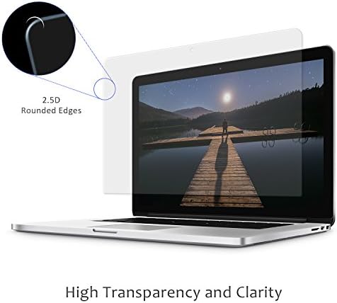 FORITO Tempered Glass Screen Protector Compatible with 2015 or older MacBook Pro 15” Model A1398 with Large Cleaning Cloth [Lifetime Risk-Free Replacement Warranty]