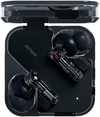 Nothing Ear Wireless Earbuds with ChatGPT Integration, Smart ANC, Hi-Res Audio with LDAC & LHDC, 11mm Dynamic Bass Boost, 40.5H Playtime, 6 Mics for Calls Wireless Headphones, Wireless Charging Black
