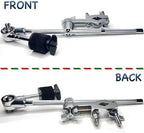 Cymbal Stand Holder Clamp, Drum Cymbal Arm Cymbal Stand Extension Arm, 33cm Mount Cymbal Clip Drum Stand Clamp Cymbal Boom Arm with Clamp Holder Bracket, Percussion Instrument Accessories