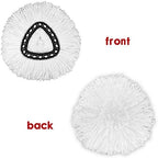 8 Pack Mop Heads Replacement for O-Ceda Easy Wrin Spin Mop, Microfiber Spin Mop Refills, Easy Cleaning Mop Head Replacement