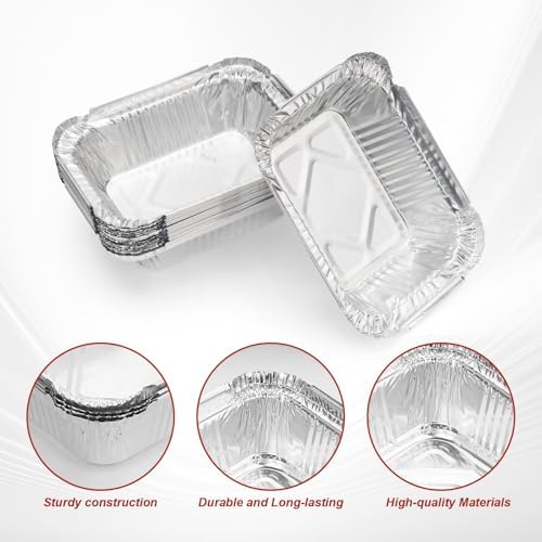 Grill Drip Pan for Nexgrill Replacement 720-0888N, Grease Pan/Box for Nexgrill 4 Burner 720-0830H Gas Grill,Grease Catcher for Cuisinart CGG-8500 with5pack Aluminum Foil Liner
