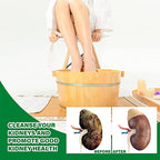 PureCleanse Kidney Support Herbal Foot Soak, Lymphatic Drainage Ginger Foot Soak, Natural Mugwort Herb Foot Soak, Ginger Foot Bath Bag - Pure Cleanse Kidney Support Herbal Foot Soak (60PCS)