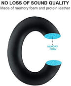 A20 Headset Replacement Ear Pads Ear Cushions Kit Compatible with Bose Aviation Headset X A10 A20 Headphone Ear Cups Ear Cover Earpads Repair Parts Memory Foam Earpads(Black)