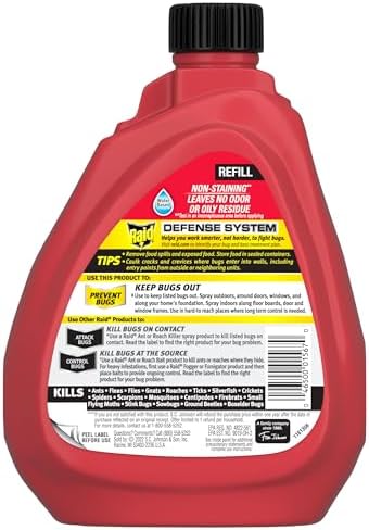 Raid Max Perimeter Protection Insecticide Spray, Indoor & Outdoor Use, 30 fl oz