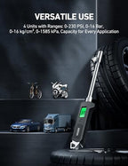 AstroAI Digital Tire Pressure Gauge 230 PSI Heavy Duty Dual Head Stainless Steel Made for Truck and RV with Backlit LCD and Flashlight Car Accessories (1)