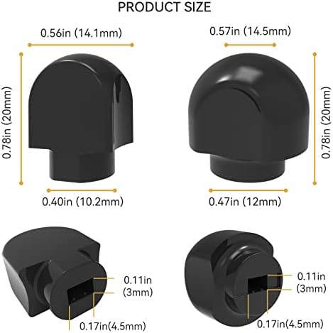 YISH Speed Control Knob Replacement Part, Lock Lever Attachment Knob for KitchenAid Bowl-Lift Stand Mixer & Tilt-Head Stand Mixer (Y742FG)