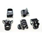 100pc/pack 1cm Hair Claws Clip for Women Girls Plastic Mini Hairpin Hair Clip Clamp Hair Accessories Gifts (100pcs black)