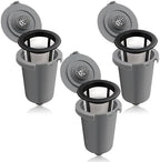 Replacement Parts Grey Reusable Filter Cup, Compatible with Cuisinart Single Serve Coffee Makers 3 Pack