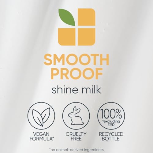 BIOLAGE Styling Smooth Shine Milk - Lightweight Mist That Smooths Hair & Controls Frizz For All Hair Types, Paraben-Free & Vegan, 8.45 Fl Oz