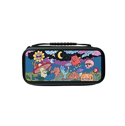 Magic Forest Switch Carrying Case For Nintendo Switch OLED/Switch Accessories, Carry Protective Bag, Travel Game Console Cases, Controller Hard Shell Holder, 20 Games Slots A1131