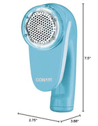 Conair Fabric Shaver and Lint Remover, Battery Operated Portable Fabric Shaver, Blue