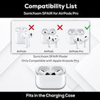 Memory Foam Earbud Tips - Premium Noise Isolation, Replacement Foam Ear Tips, 10 Pack for Airpods Pro (SFAIR Small, Black)