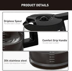 14-Cups Coffee Pot Replacement Carafe Compatible with Cuisinart Coffee Maker DCC-2200RC, DCC-2200, DCC-3200, DCC-3200P1, DCC-3200FR, DCC-3200CPAMZ, DCC-2600, DCC-2800,DCC-1800FR, CBC-7400, CBC-7000PC