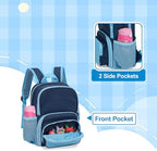 LoDrid Backpack Compatible with Tonie Box, Carrying Case with Multiple Pockets for Headphones, Charger and Accessories, Storage Bag for Audio Player Starter Set, Navy Blue (Patented Design)