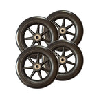 Stander Replacement 6-inch Walker Wheels, 6-Inch Rollator Replacement Wheels for Adults, Seniors, and Elderly, Compatible with the EZ Fold-N-Go Walker and the Able Life Space Saver Walker, Set of 2