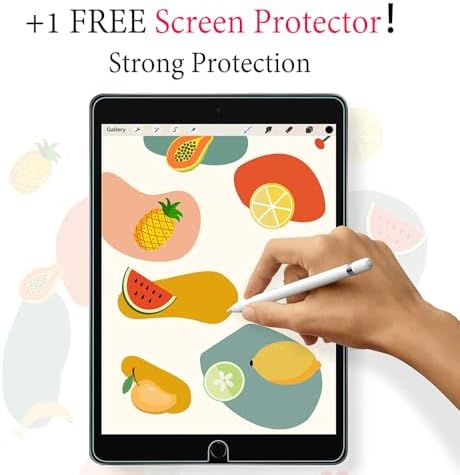 for iPad 9 (9th Generation) A2602 A2603 A2604 A2605 Screen Replacement Digitizer Touch Glass Kits, for iPad 9th Gen 10.2 Inch (2021 Released), Full Repair Sets+Home Button[No TouchID Chip]