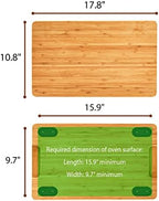 Cutting board Compatible with Breville BOV800XL/845BSS/860BSS Smart Oven Air Fryer, Accessories for Countertop Convection Oven, Heat Resistant Silicone Feet, Creates Storage Space, Protects Cabinets