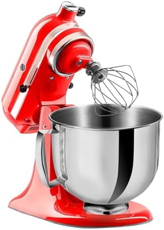 Stainless Steel Stand Mixer Bowl 5 QT For KitchenAid Artisian&Classic Stand Mixeres, Replacement Bowl For KitchenAid Mixers (5 QT)