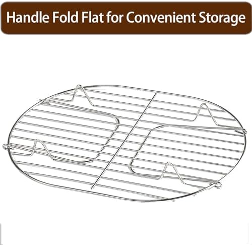 Steam and Roast Rack, Ninja Foodi Possible Cooker Pro 8.5 Qt Slow Cooker Crock Pot MC1000 MC1001 MC1010, Stainless Steel Multicooker Accessories
