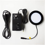 Microscope Accessories Kit for Adult 50-75mm Stereo Biological Microscope Bottom Light Lamp LED Backlight Illuminator Source 90V-240V Accessory (Size : 68mm)