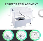 WPW10347093 Removable Ice Bin Replacement Compatible with Whirlpool, Maytag, KitchenAid, Jenn-Air Refrigerator Part Replacing Your Fridge's Ice Bucket Assembly W10347093 w10347100 With Auger
