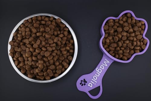 Personalized Dog Food Scoop Custom Scooper Pet Kibble Scoop Food Dispenser Dog Measuring Cup Custom Pet Accessories Gift Idea For Dog Lover (2.7oz - 1/3 Cup)