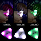 SUPVOX 3pcs Guitar Pick Guitar Picks Acoustic LED Guitar Picks Acoustic Guitar Picks Ukulele Picks Guitar Picks Medium Guitar Thumb Picks Replacement Guitar Picks Luminous Guitar Picks