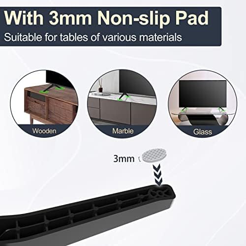 Stand for LG TV Legs Replacement, TV Stand Legs for 49 50 55 Inch LG TV Stand - 49UK6090 50UK6090 50UK6500 50UM7300 50UN7300 55UK7700 55UM7300 55UM6910 55UN7300 MAM643660 MEZ64114730 with Screws