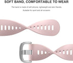 Meliya for Garmin Forerunner 245 / Forerunner 645 / Forerunner 165 / Forerunner 158 / Forerunner 55 Watch Band Women Men, 20mm Soft Silicone Replacement Strap for Garmin Forerunner 245/645 Music SmartWatch