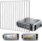 Air Fryer Rack for Ninja Foodi 10 in 1 SP101 Digital Air Fryer Countertop Oven, 13.4''*13.4'' Stainless Steel Air Fryer Accessories Roasting Steamer Grill Racks Baking Tray，Dishwasher safe