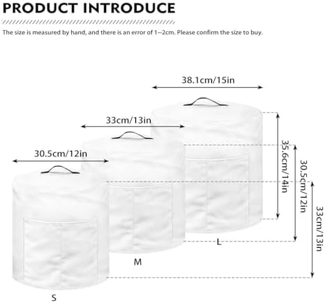 Moon Butterfly Dust Cover for 3 qt Instant Pot Pressure Cooker,Cloth Cover with Pockets for Holding Extra Accessories,Waterproof Easy Cleaning,Can Ironable