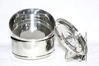 Stackable Stainless Steel Insert Pans - Inserts for Instant Pot - Pan for Instapot - Accessories for Instant Pot- FITS 6 QT and Above - Single Size - Pressure Cooker Steamer Pan Accessories