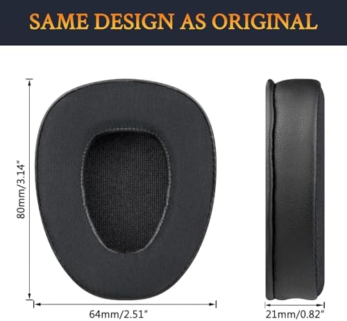 SOULWIT Cooling-Gel Earpads Replacement for BlueParrott B650/S650(650XT 650 XT) Noise Cancelling Bluetooth Headset, Ear Pads Cushions with High-Density Noise Isolation Foam - B650XT CG Black