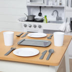 Melissa & Doug 22-Piece Play Kitchen Accessories Set - Utensils, Pot, Pans, and More , White
