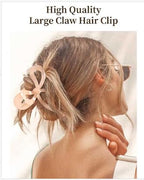 Yanibest Elegant Bow Hair Claw Clips Stylish Large Hair Clips for Thin and Thick Hair | Holiday Gift for Teen Girls | Chic Hair Styling Accessories for Women (Pack of 2)