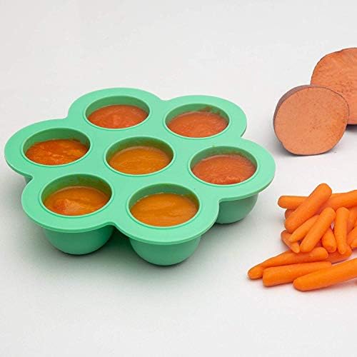 Silicone Egg-Bites-Molds for Instant-Pot-Accessories with Silicone-Stretch-Lids - Ice-Cube-Trays Reusable Food-Storage-Containers, for 5,6,8qt Pressure-Cooker-Accessories