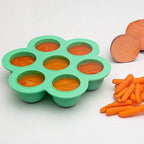 Silicone Egg-Bites-Molds for Instant-Pot-Accessories with Silicone-Stretch-Lids - Ice-Cube-Trays Reusable Food-Storage-Containers, for 5,6,8qt Pressure-Cooker-Accessories