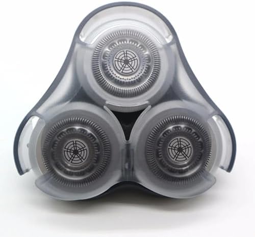 SH90 Replacement Rotary Heads for Philips Norelco Shavers Series 9000, New Version of Metal Wheel Buckle and Upgrade Double-Layer Precision Blades