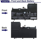L14M4P72 45Wh Laptop Battery Replacement for Lenovo Yoga 3-1470 Yoga 700-14ISK Series Notebook L14S4P72 5B10G84689 5B10K10226 5B10G75095 5B10K10224 7.4V 6280mAh